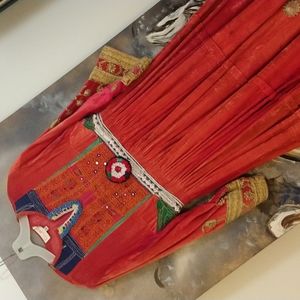 A Boho Princess's dream vintage hand crafted dress